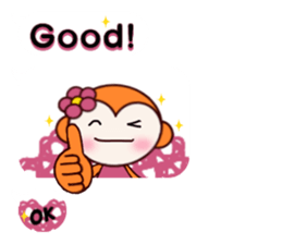 monkeypark [words to use well] sticker #11920269
