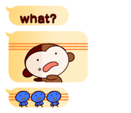 monkeypark [words to use well] sticker #11920275