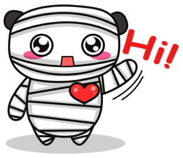 Ading The Mummy Panda sticker #11920302