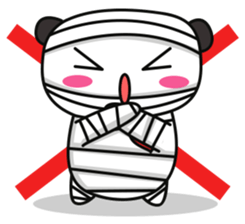 Ading The Mummy Panda sticker #11920304