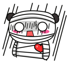 Ading The Mummy Panda sticker #11920308