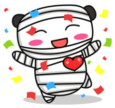 Ading The Mummy Panda sticker #11920310