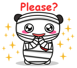 Ading The Mummy Panda sticker #11920312