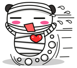 Ading The Mummy Panda sticker #11920313