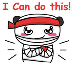 Ading The Mummy Panda sticker #11920320