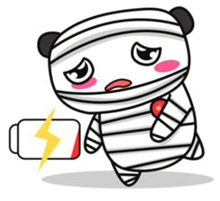 Ading The Mummy Panda sticker #11920321