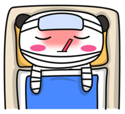 Ading The Mummy Panda sticker #11920326