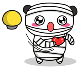 Ading The Mummy Panda sticker #11920328