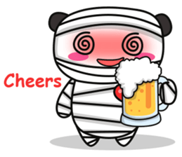 Ading The Mummy Panda sticker #11920329