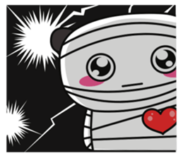 Ading The Mummy Panda sticker #11920333