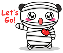 Ading The Mummy Panda sticker #11920337