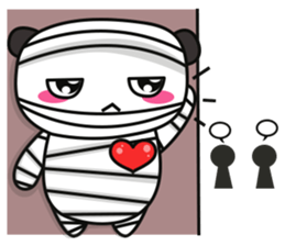 Ading The Mummy Panda sticker #11920341