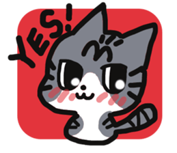 Daily cat SABATORA! sticker #11920486
