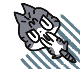 Daily cat SABATORA! sticker #11920493