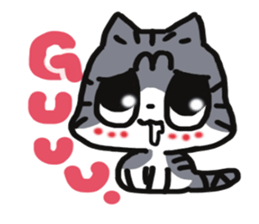 Daily cat SABATORA! sticker #11920494