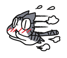 Daily cat SABATORA! sticker #11920496