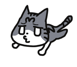 Daily cat SABATORA! sticker #11920497