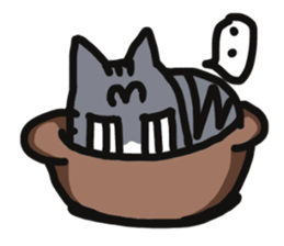 Daily cat SABATORA! sticker #11920498
