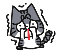 Daily cat SABATORA! sticker #11920500