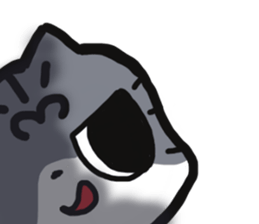 Daily cat SABATORA! sticker #11920504