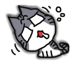 Daily cat SABATORA! sticker #11920508