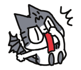 Daily cat SABATORA! sticker #11920509