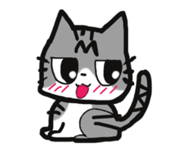Daily cat SABATORA! sticker #11920511