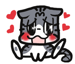 Daily cat SABATORA! sticker #11920523