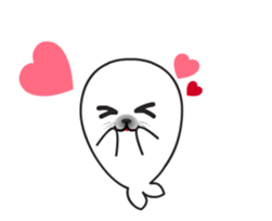 Broken-hearted seal (Animated) sticker #11920856