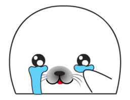 Broken-hearted seal (Animated) sticker #11920862