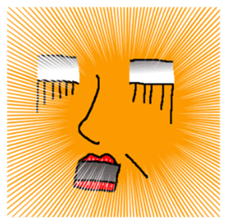 Feeling of vegetables Carrotver. sticker #11922113