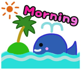 Sea paradise of English sticker #11922262