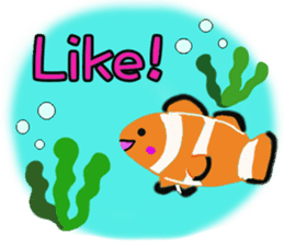 Sea paradise of English sticker #11922263