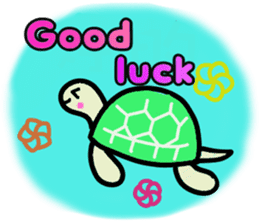 Sea paradise of English sticker #11922266