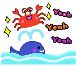 Sea paradise of English sticker #11922270