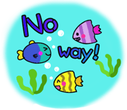 Sea paradise of English sticker #11922279