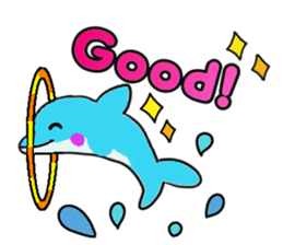 Sea paradise of English sticker #11922280