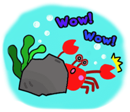 Sea paradise of English sticker #11922290