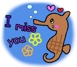 Sea paradise of English sticker #11922291