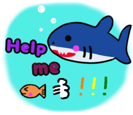 Sea paradise of English sticker #11922296