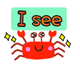 Sea paradise of English sticker #11922301