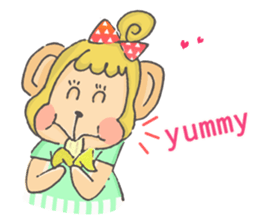 Miss Monkey and Mr. Monkey sticker #11922584