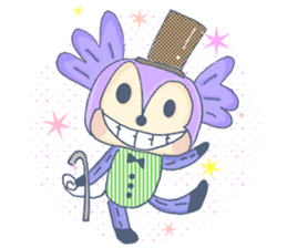 Miss Monkey and Mr. Monkey sticker #11922599