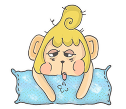 Miss Monkey and Mr. Monkey sticker #11922615