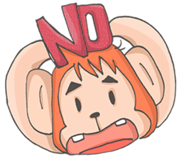 Miss Monkey and Mr. Monkey sticker #11922617