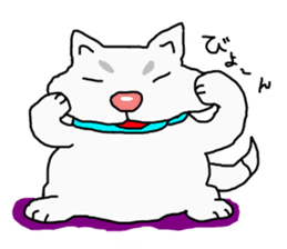 I just a white dog sticker #11922678