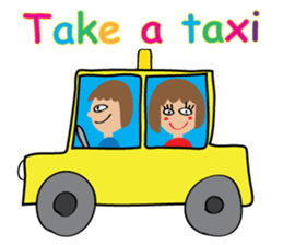 Children's Painting girl style (English) sticker #11922925