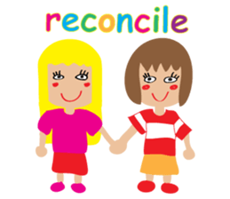 Children's Painting girl style (English) sticker #11922932