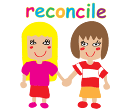 Children's Painting girl style (English) sticker #11922932