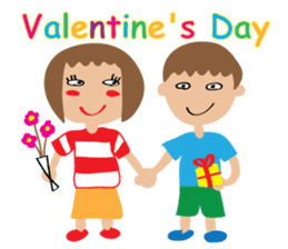 Children's Painting girl style (English) sticker #11922941